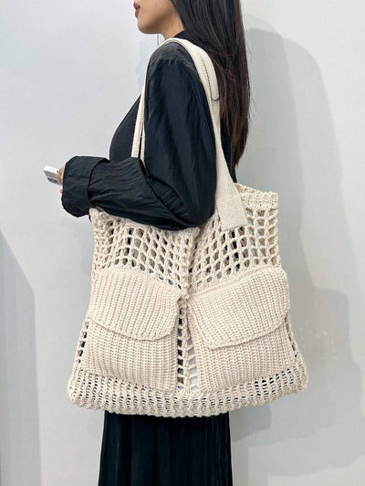 Breezy | Woven Beach Tote Bag