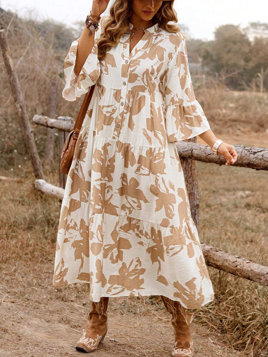 Breezy | Floral A-Line Dress