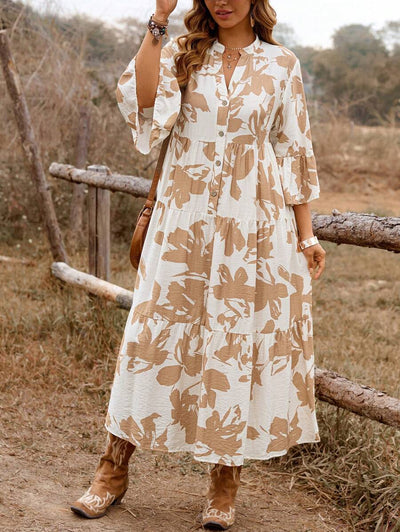 Breezy | Floral A-Line Dress