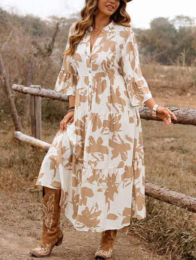 Breezy | Floral A-Line Dress