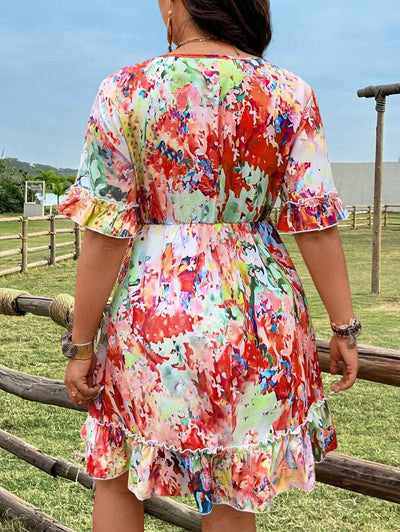 Flora | Floral Tie Summer Dress