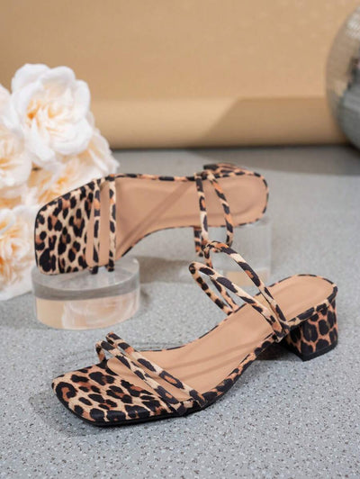 Luxe | Chic Leopard Print Sandals