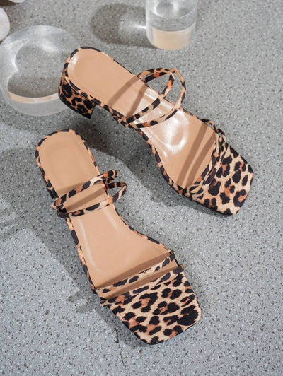 Luxe | Chic Leopard Print Sandals