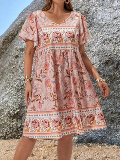 Willow | Ditsy Floral Midi Dress