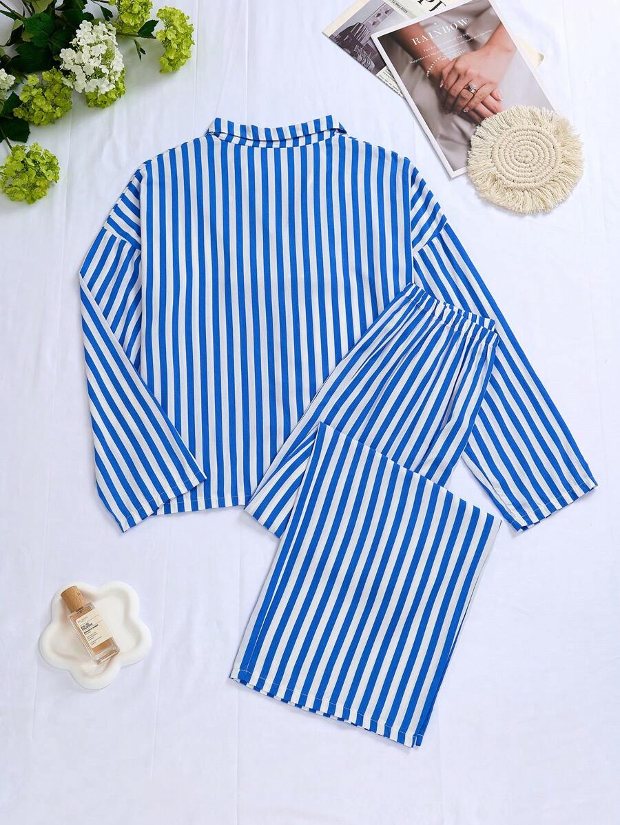 Ember | Cozy Stripe Pyjama Set