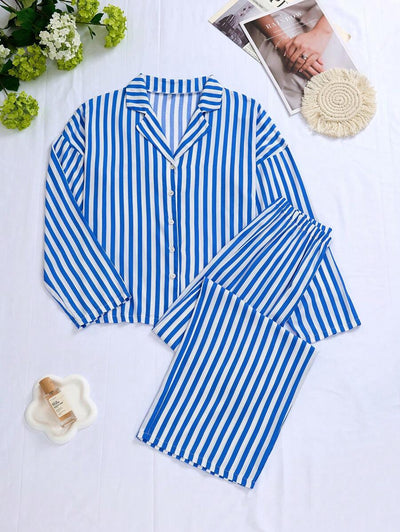 Ember | Cozy Stripe Pyjama Set