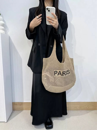 Breezy | Woven Beach Tote Bag