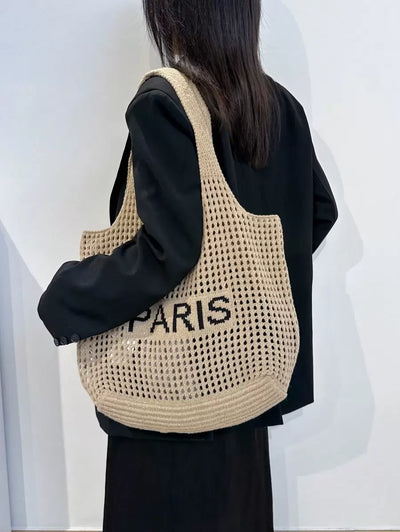 Breezy | Woven Beach Tote Bag