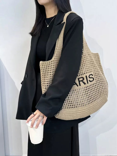 Breezy | Woven Beach Tote Bag