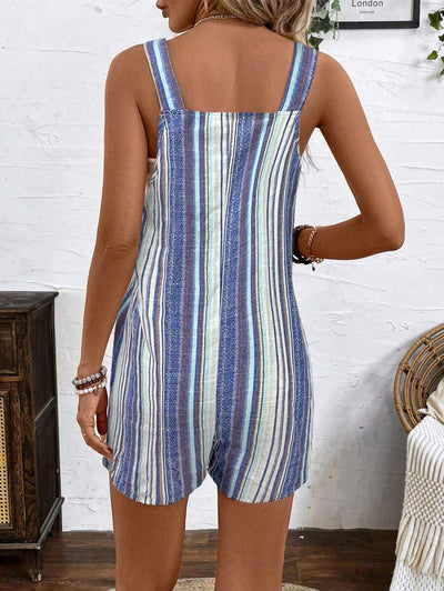 Breezy | Casual Striped Romper
