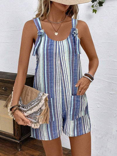 Breezy | Casual Striped Romper