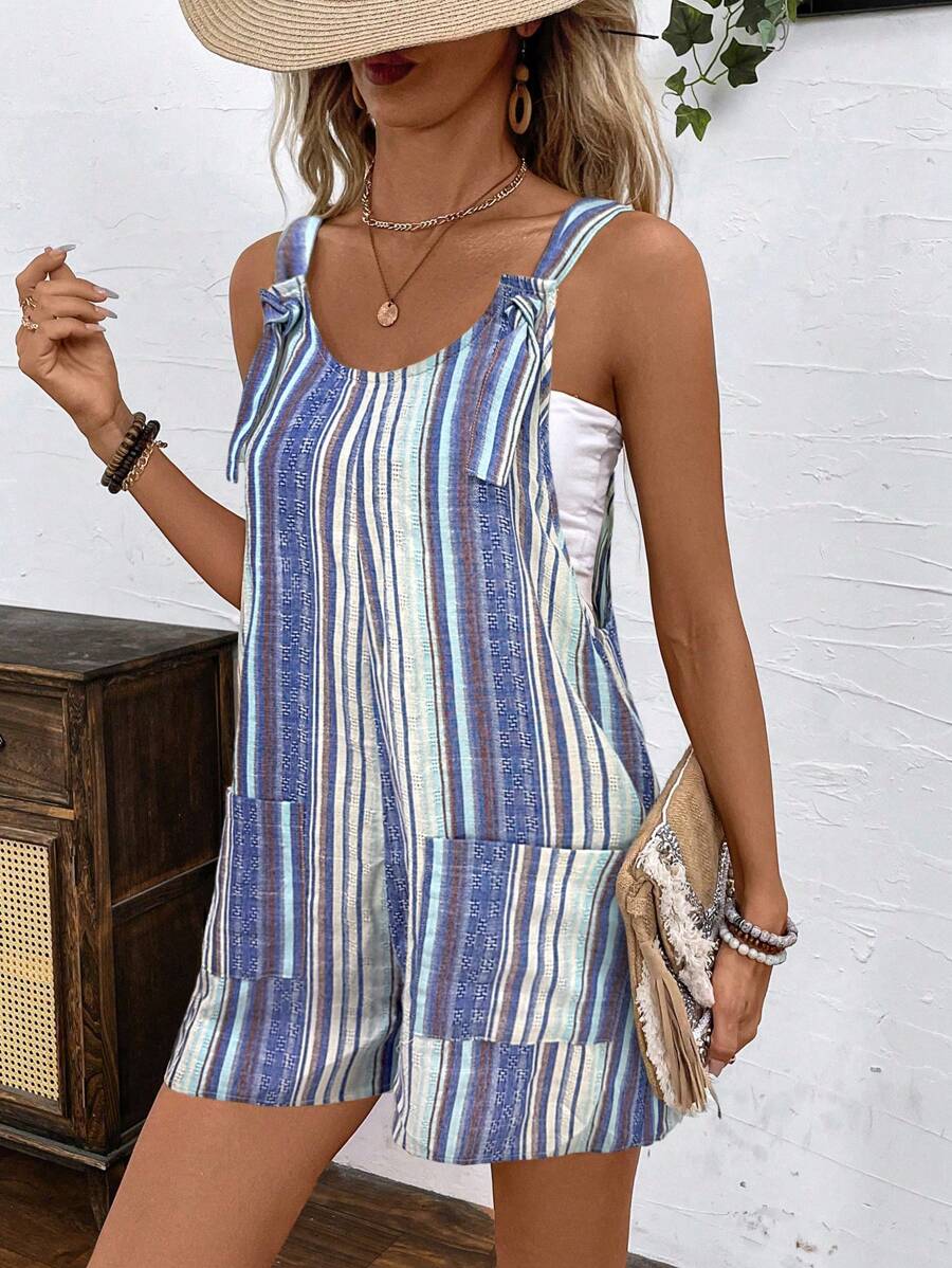 Breezy | Casual Striped Romper