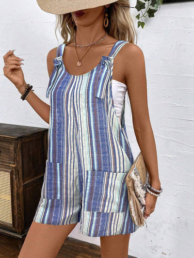 Breezy | Casual Striped Romper