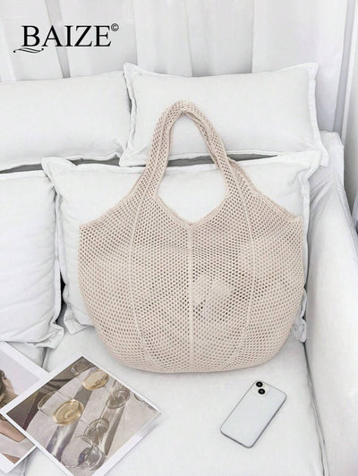 Breezy | Woven Beach Tote Bag