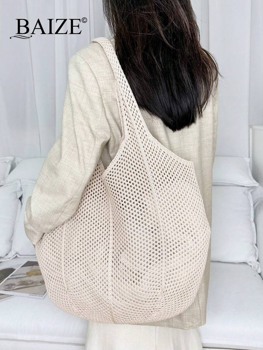 Breezy | Woven Beach Tote Bag