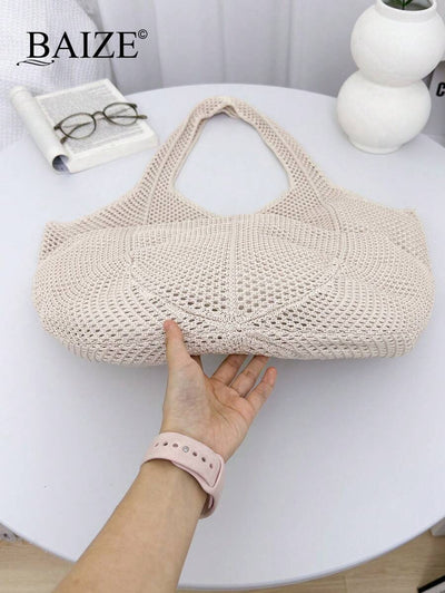 Breezy | Woven Beach Tote Bag