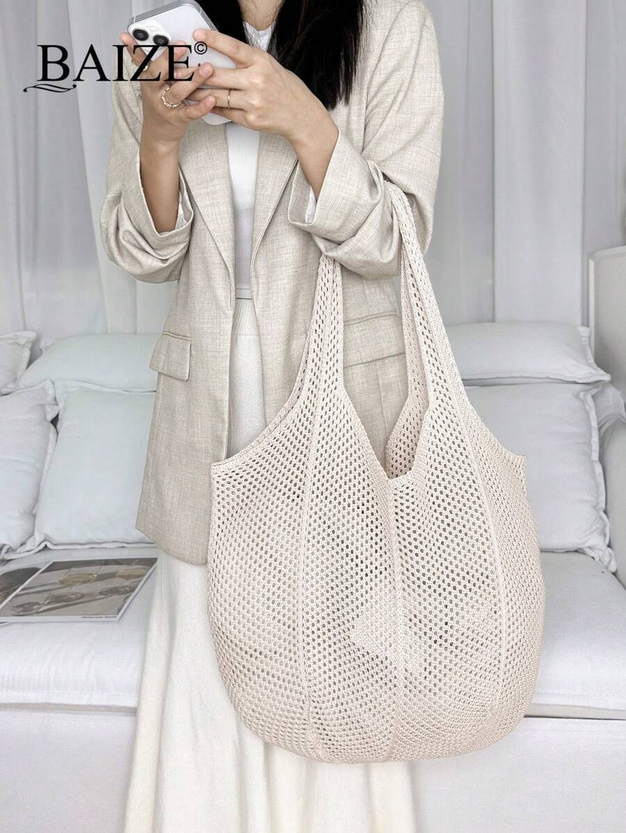 Breezy | Woven Beach Tote Bag