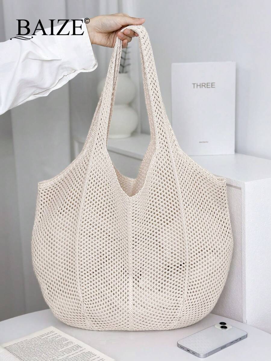Breezy | Woven Beach Tote Bag