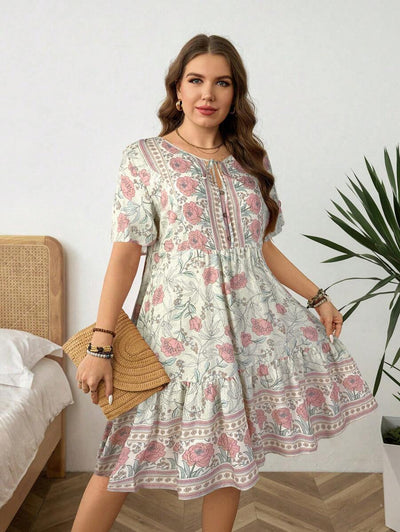 Luna | Boho Floral Sundress