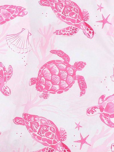 Coral | Ocean Turtle Pajama Set