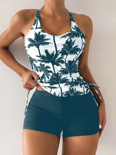 Tropique | Palm Tree Tankini Set
