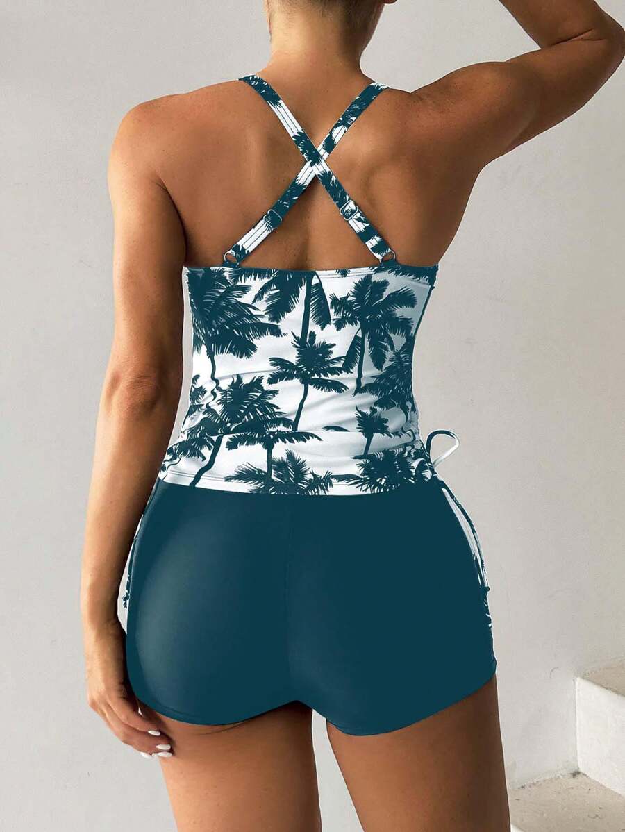 Tropique | Palm Tree Tankini Set