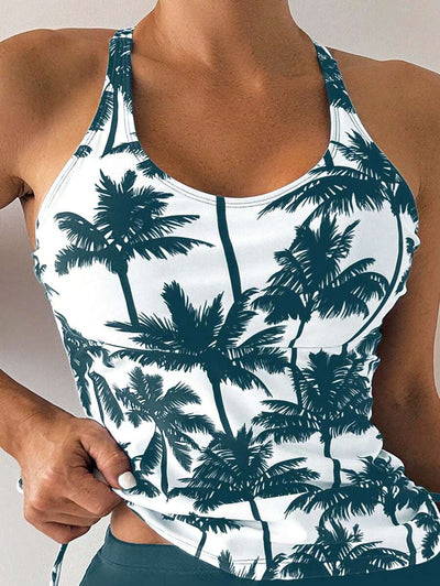 Tropique | Palm Tree Tankini Set