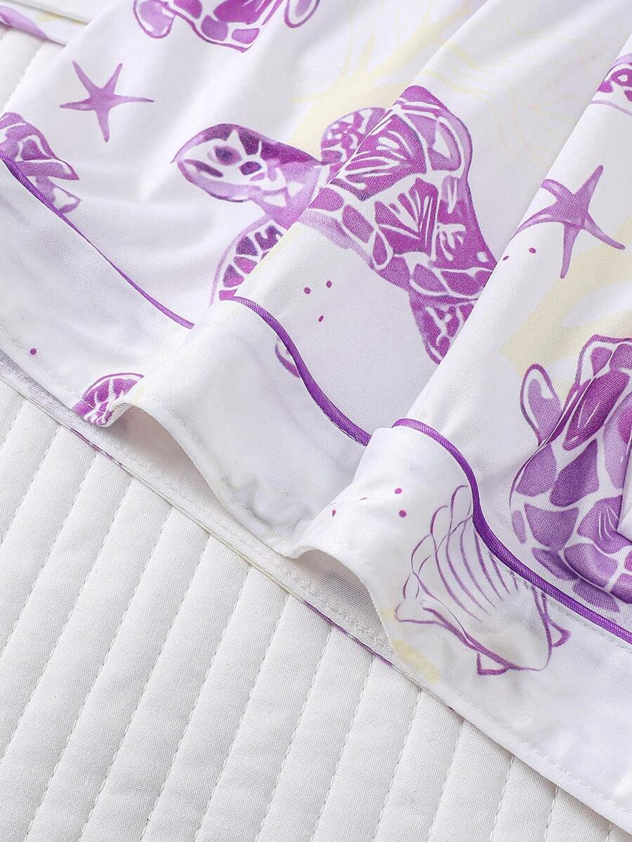 Coral | Ocean Turtle Pajama Set