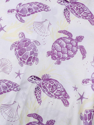 Coral | Ocean Turtle Pajama Set