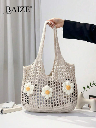 Breezy | Woven Beach Tote Bag