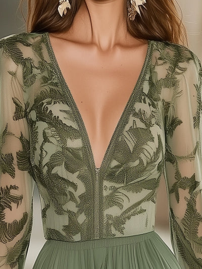 Kira | Bohemian Chiffon Mini Dress