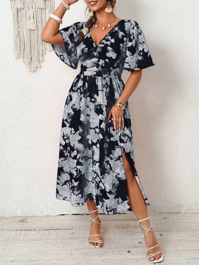 Emery | Elegant V-Neck Midi Dress