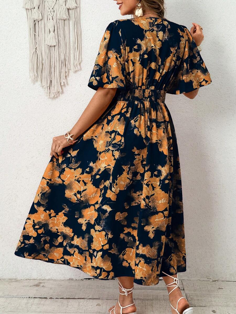 Emery | Elegant V-Neck Midi Dress