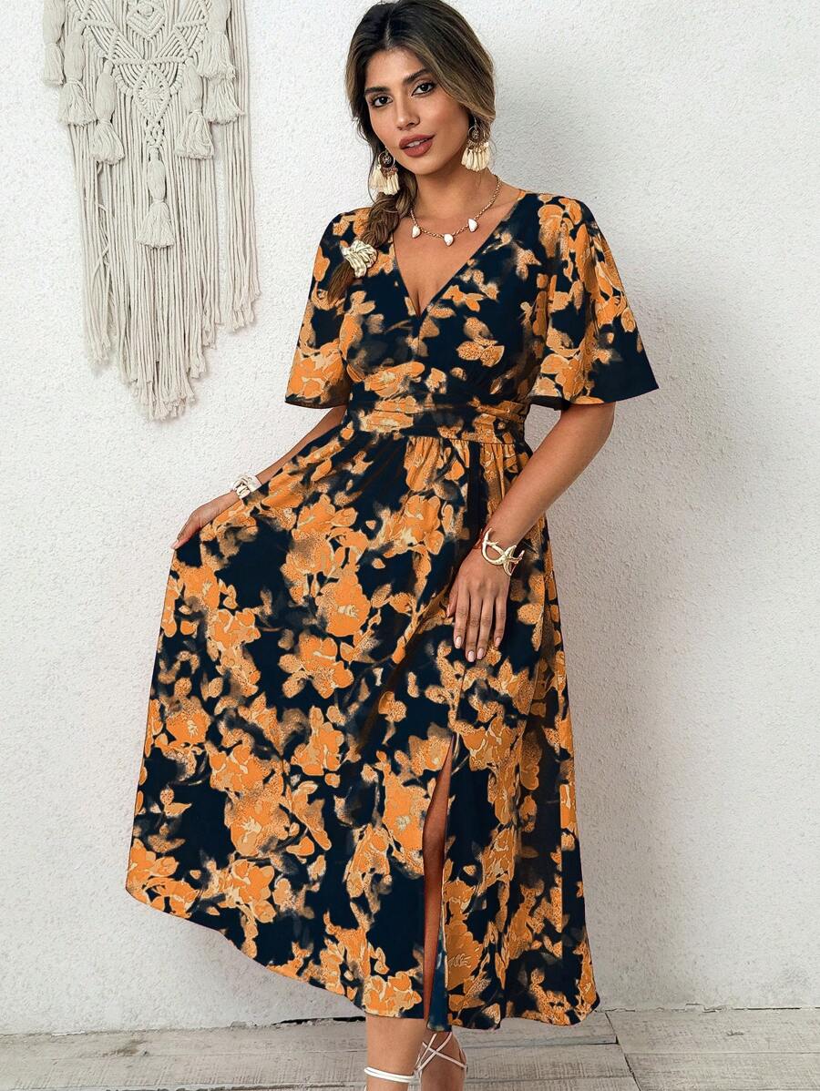 Emery | Elegant V-Neck Midi Dress