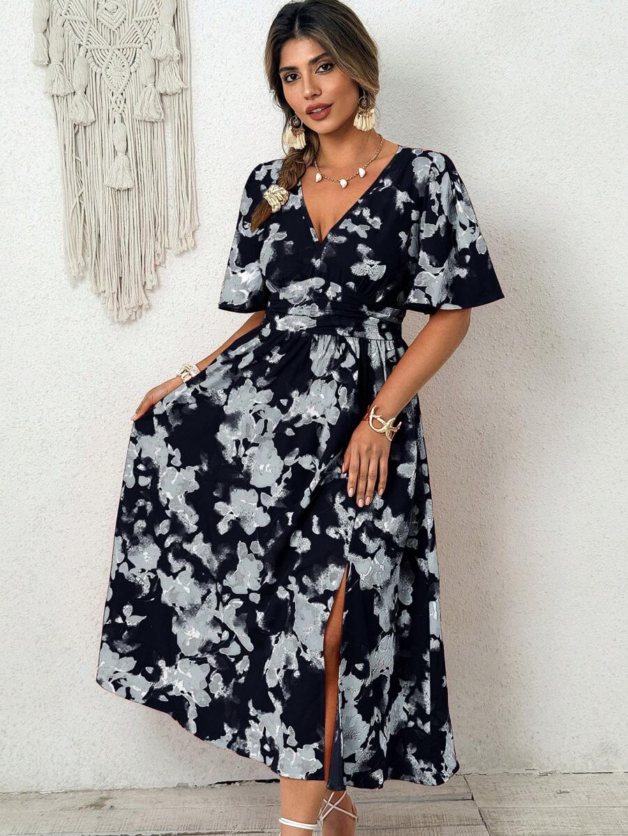 Emery | Elegant V-Neck Midi Dress