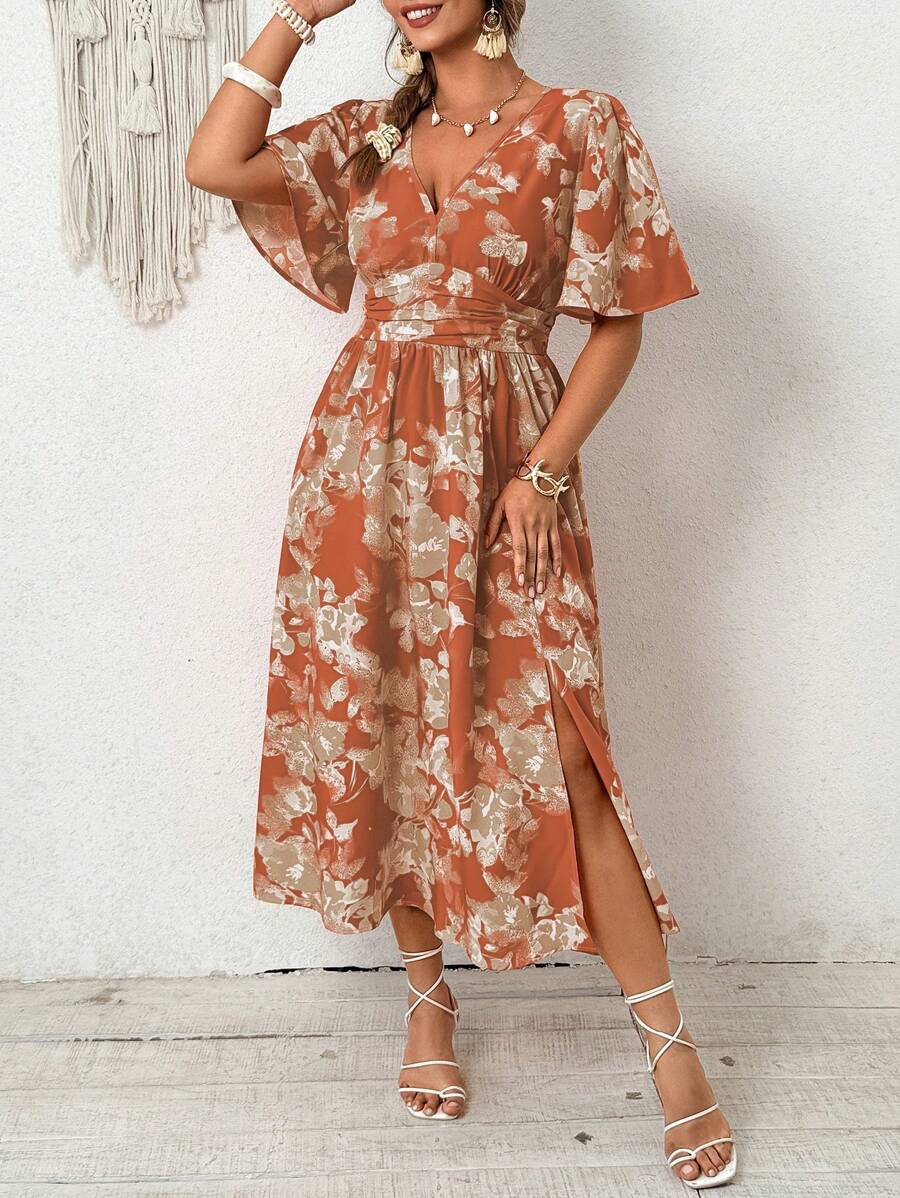 Emery | Elegant V-Neck Midi Dress