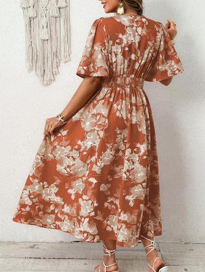 Emery | Elegant V-Neck Midi Dress