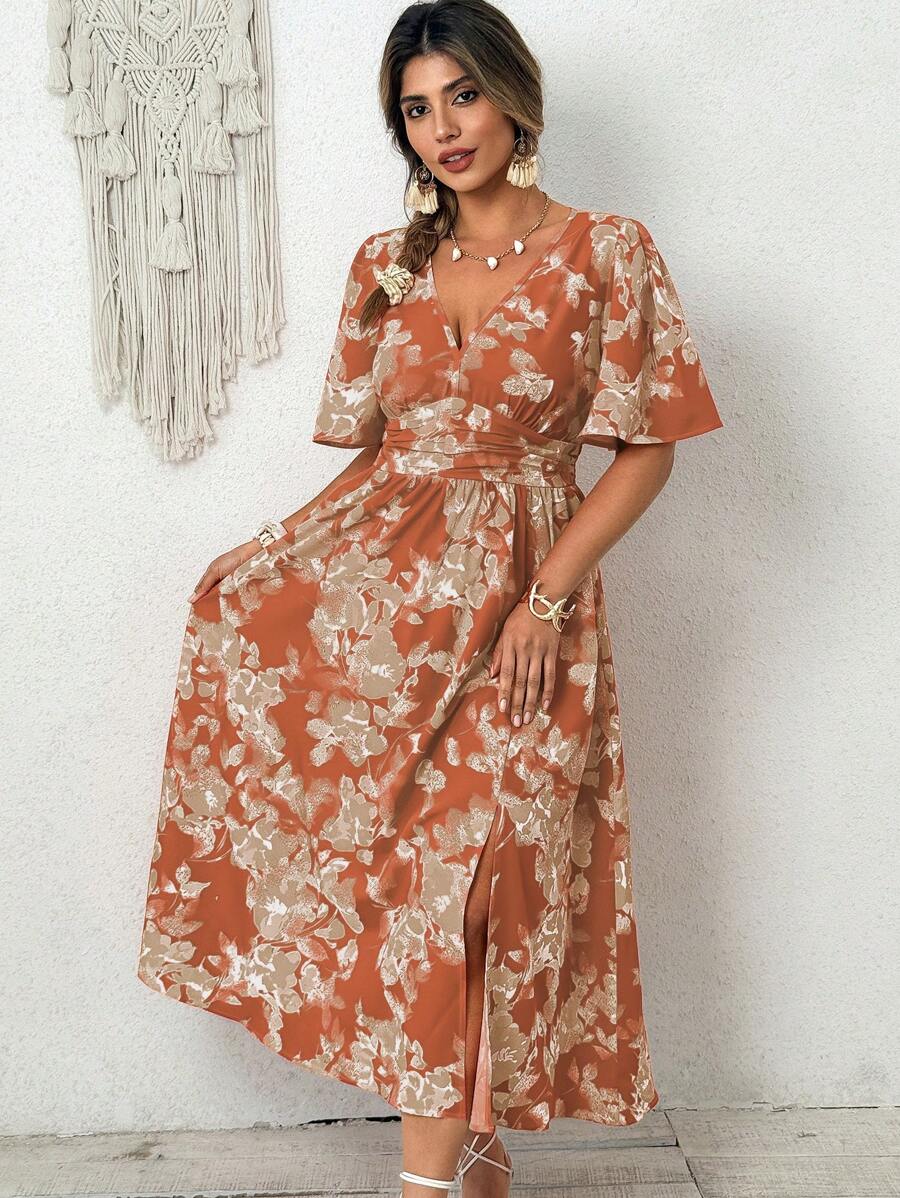 Emery | Elegant V-Neck Midi Dress