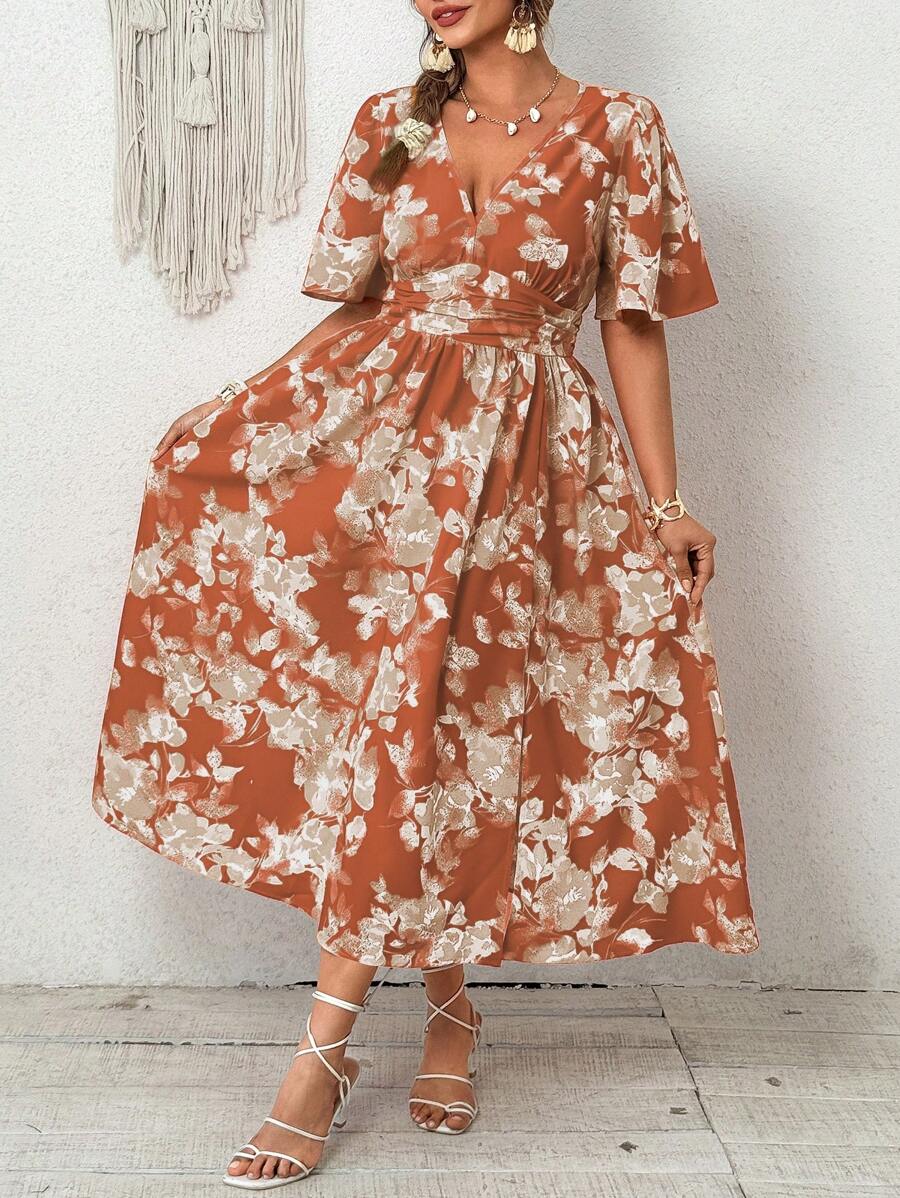 Emery | Elegant V-Neck Midi Dress