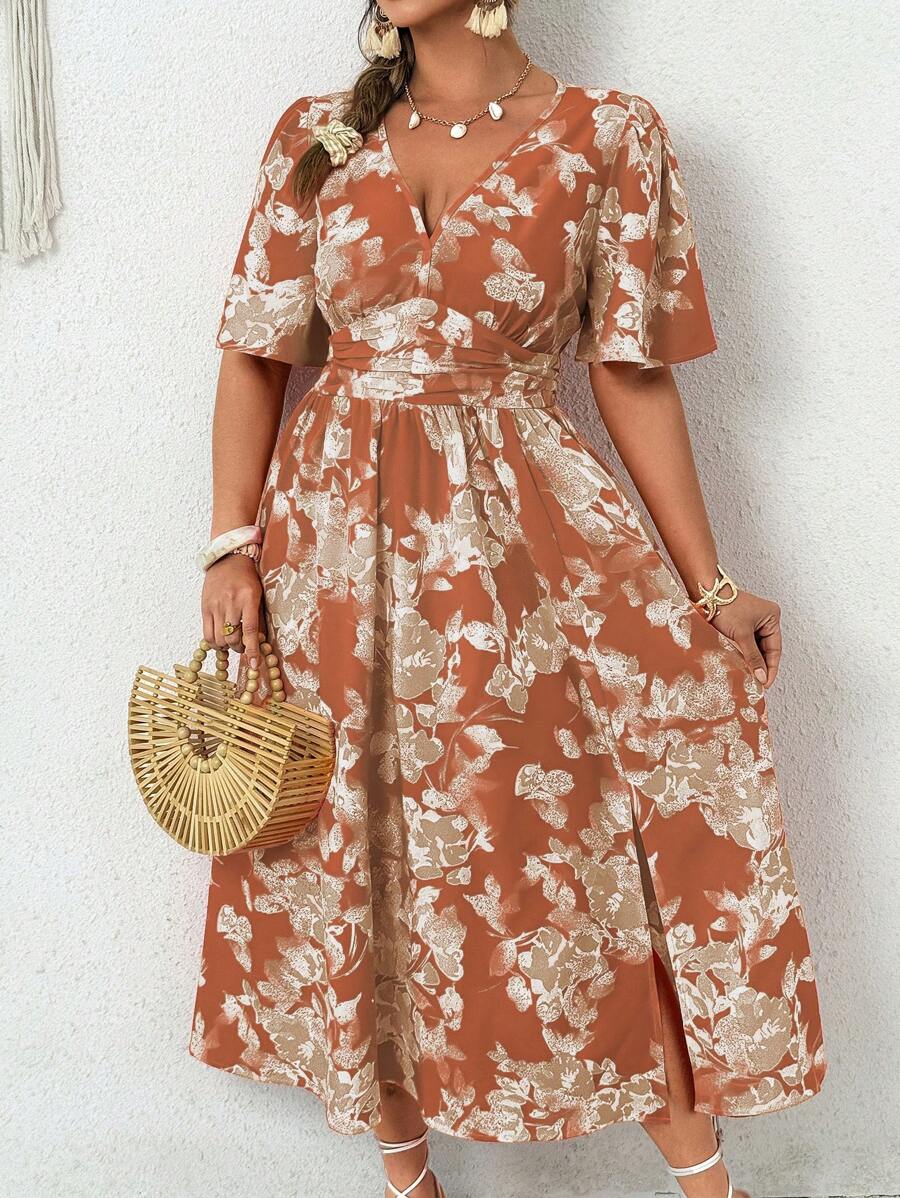 Emery | Elegant V-Neck Midi Dress