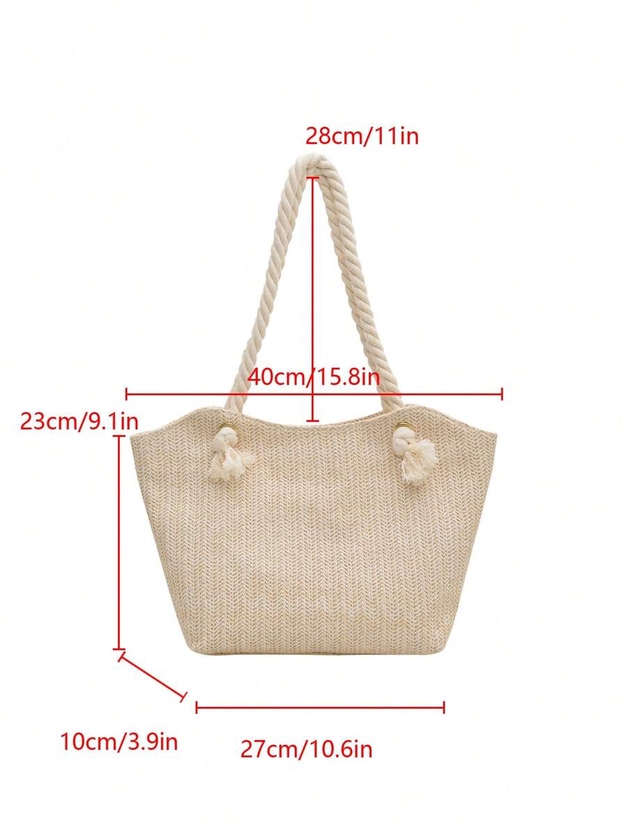Breezy | Versatile Woven Tote Bag