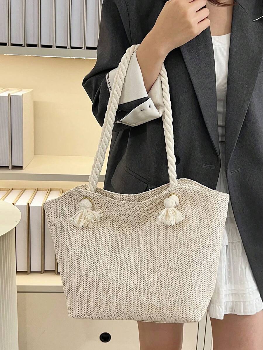 Breezy | Versatile Woven Tote Bag