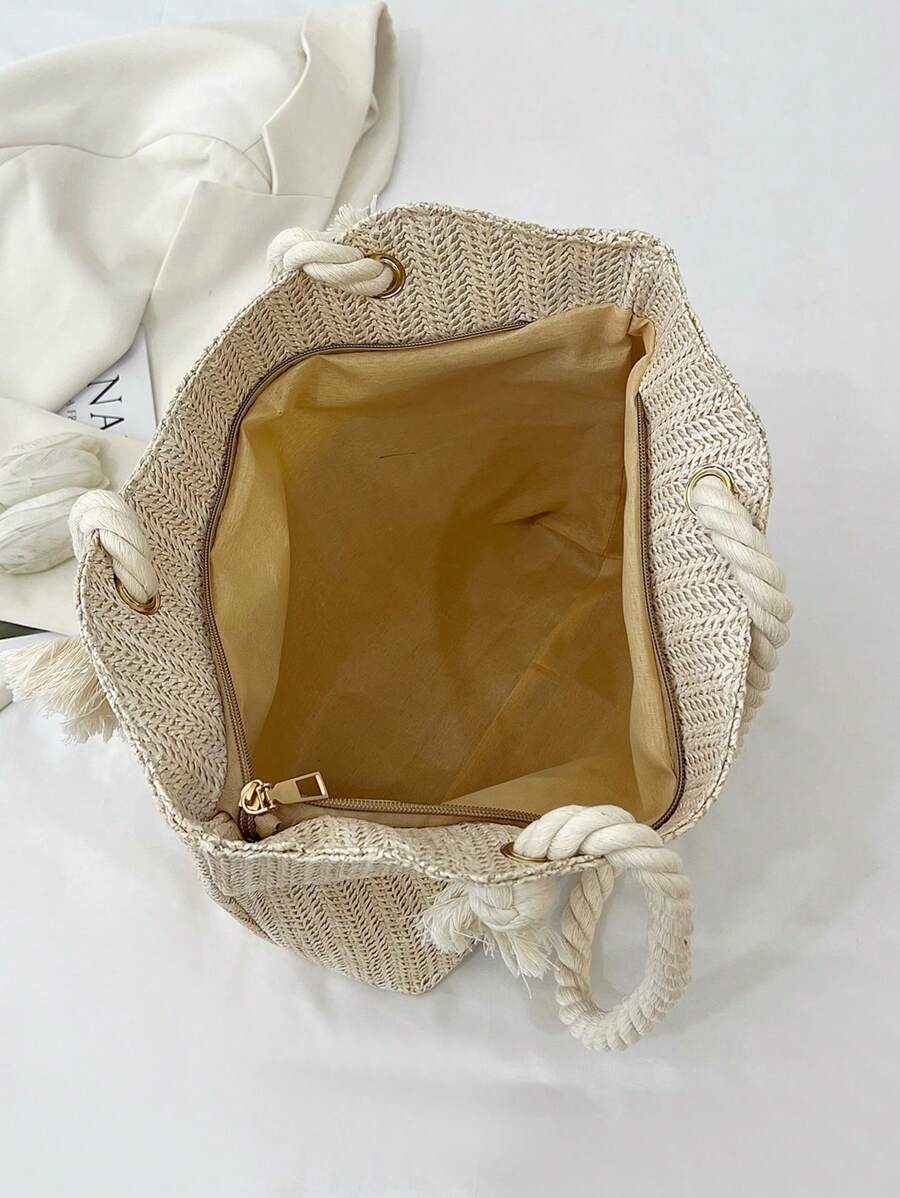 Breezy | Versatile Woven Tote Bag