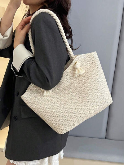 Breezy | Versatile Woven Tote Bag