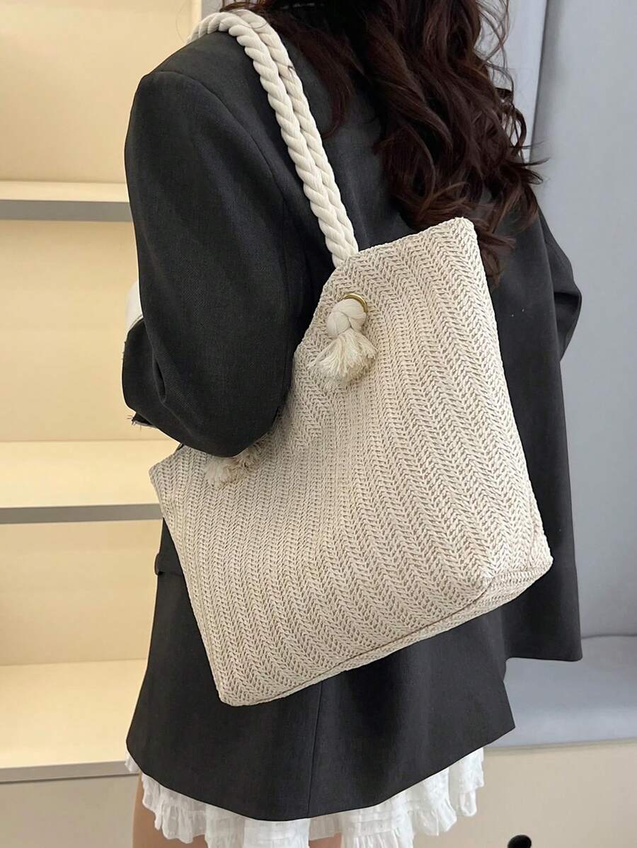 Breezy | Versatile Woven Tote Bag