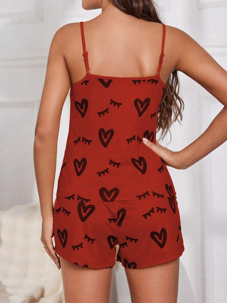 Bella | Heart & Eyelash PJ Set