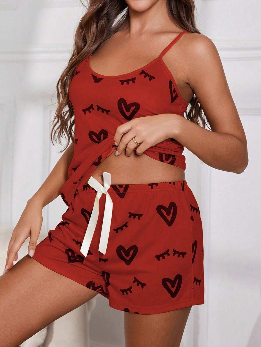 Bella | Heart & Eyelash PJ Set