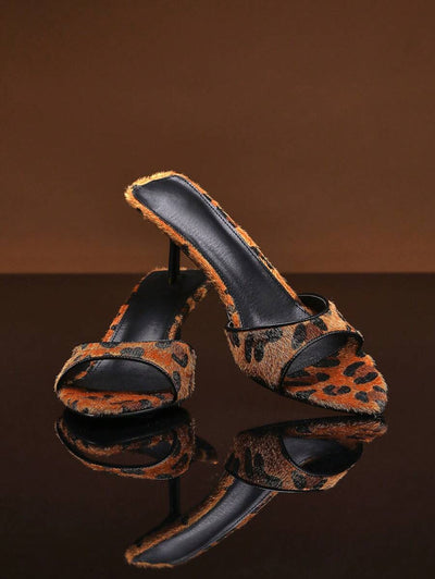 Zara | Chic Animal Print Sandals