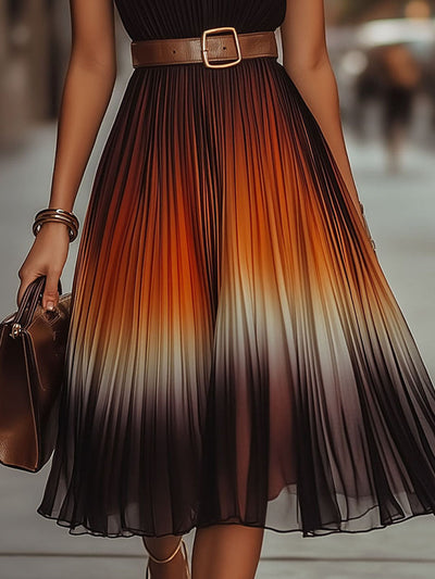 Solstice | Ombre Halter Midi Dress