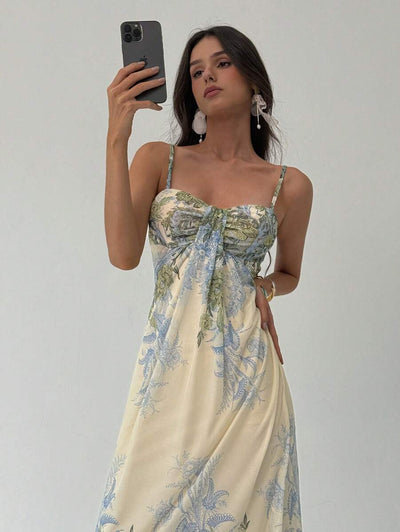 Aurelia | Elegant Floral Maxi Dress